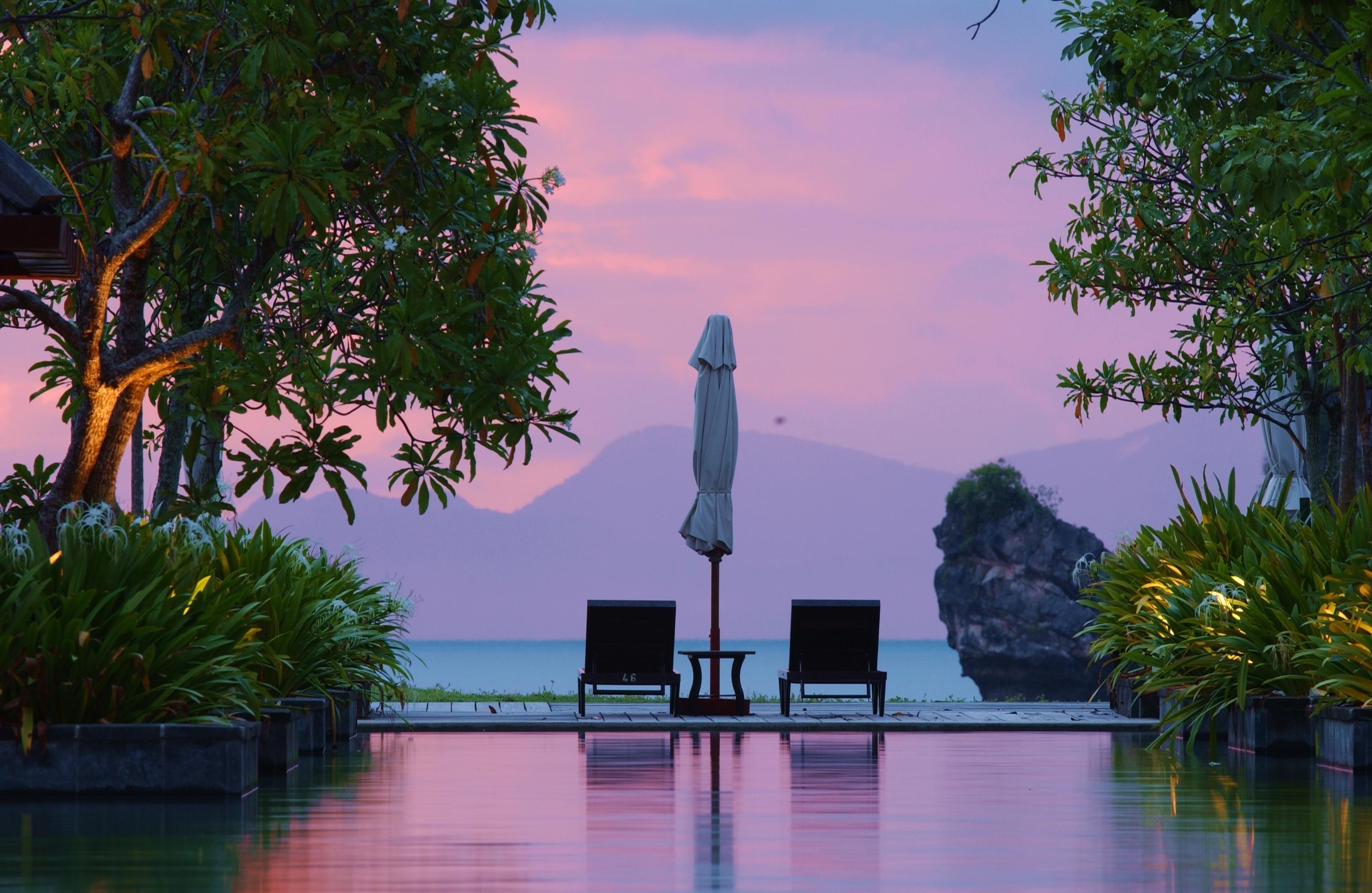 Tanjung Rhu Resort Langkawi Exterior photo View of the Andaman Sea from the resort